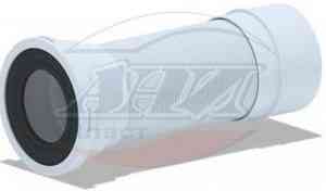 АНИ K921 Гофра д/унитаза, вып. 110мм, с мет. нитью, манжет-чугун, (с адаптером)