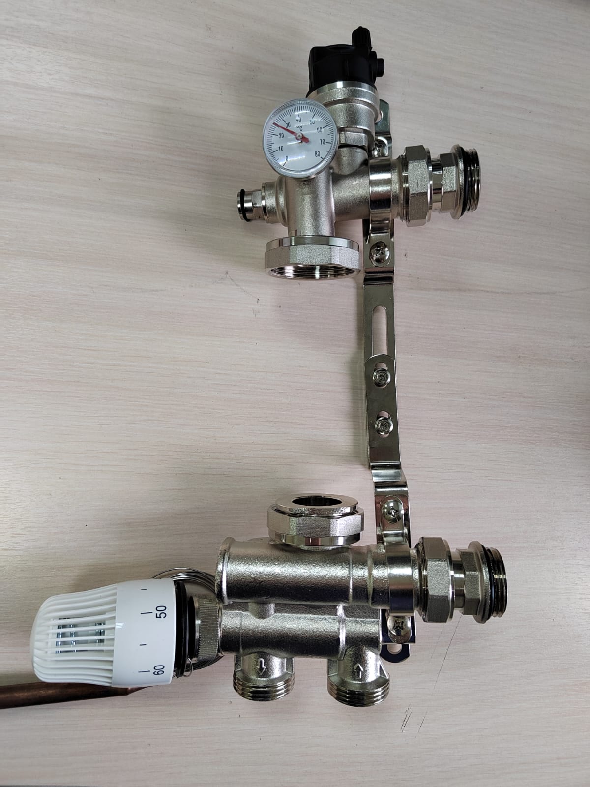 Насосно-смесительный узел 1" (130-180мм, без насоса) 0400775 (KMV-NSU 0130-1)