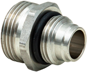 НИППЕЛЬ  для коллекторной группы под расходомер  AQUALINK    1/2" нар х 3/4" нар  (евроконус)