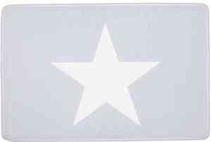 Коврик для ванной флис губка 40*60    ЗВЕЗДА ###