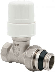 Клапан ручной для радиатора (с уплотнением) ПРЯМОЙ 1/2" AQUALINK