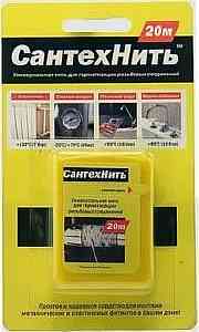 НИТЬ уплотнительная "СантехНить" 20 м (блистер)