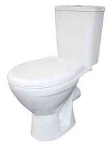 Унитаз-компакт "Соло Люкс микролифт" белый (гориз, нижн, м/лифт, 2-кн.арм.) ROSA г. Киров