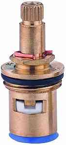 КРАН-БУКСА  SOLONE  SFX-0002 24ШЛ  (1/2") 90°, для смесителей с круглой ручкой