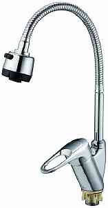 КУХНЯ  SOLONE   KAK4-B043  кер. картридж ⌀40, гайка (корона), хром  ГОФР. НОС