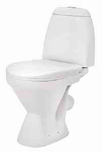 Унитаз-компакт "Римини 2РА Эконом полипроп (кос.вып. нижн.подв, 2-кн.арм., сид.) SANTEK