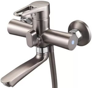 ВАННА  G-LAUF   NUD3-A045MG  с литым пов. изливом 150мм, ø35, встр. перекл, Графит