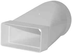 Соединитель 55*110  D100   эксцентрик плоский/круглый   ФЛЕКС