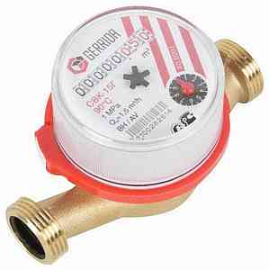 СЧЕТЧИК ДЛЯ ВОДЫ "GERRIDA" 1/2 УНИВЕРСАЛЬНЫЙ БЕЗ МОНТ.КОМП. СВК-15Г  