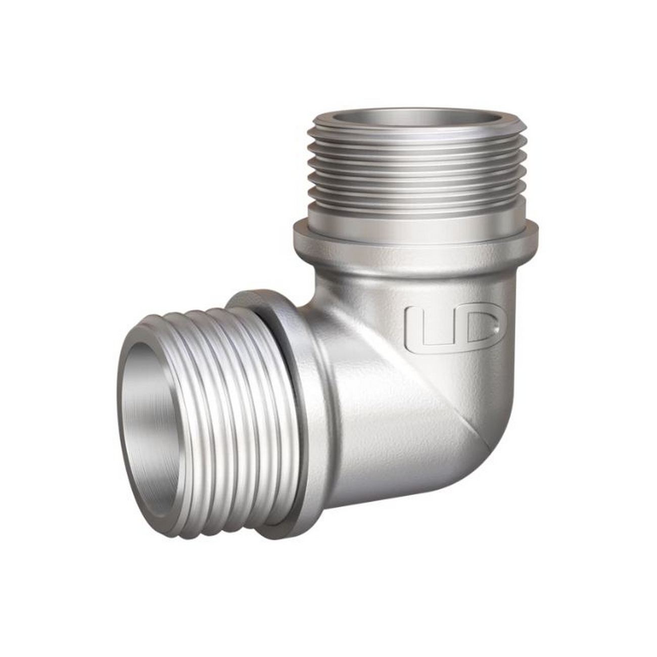 Уголок 3/4" нар/нар никель LD Pride DN20 