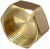 Заглушка 3/4" ВН ЛАТУНЬ TIM