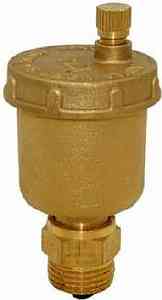 Воздухоотводчик автоматический 1/2" прямой с отсек. клапаном (латунь)  TIM