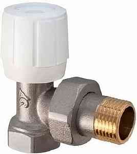 Клапан ручной для радиатора (с уплотнением) УГЛОВОЙ  3/4"  AQUALINK