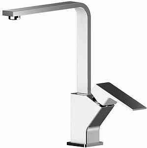 КУХНЯ  ARGO 35-03P GRANO WHITE d35 мм, боковой, цвет хром/БЕЛЫЙ, креп. 2 шп. /