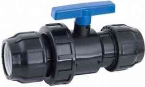 ПЭ  Кран  шар.   20х20  обжим-обжим  PN16  ITAL/СПЕКТР