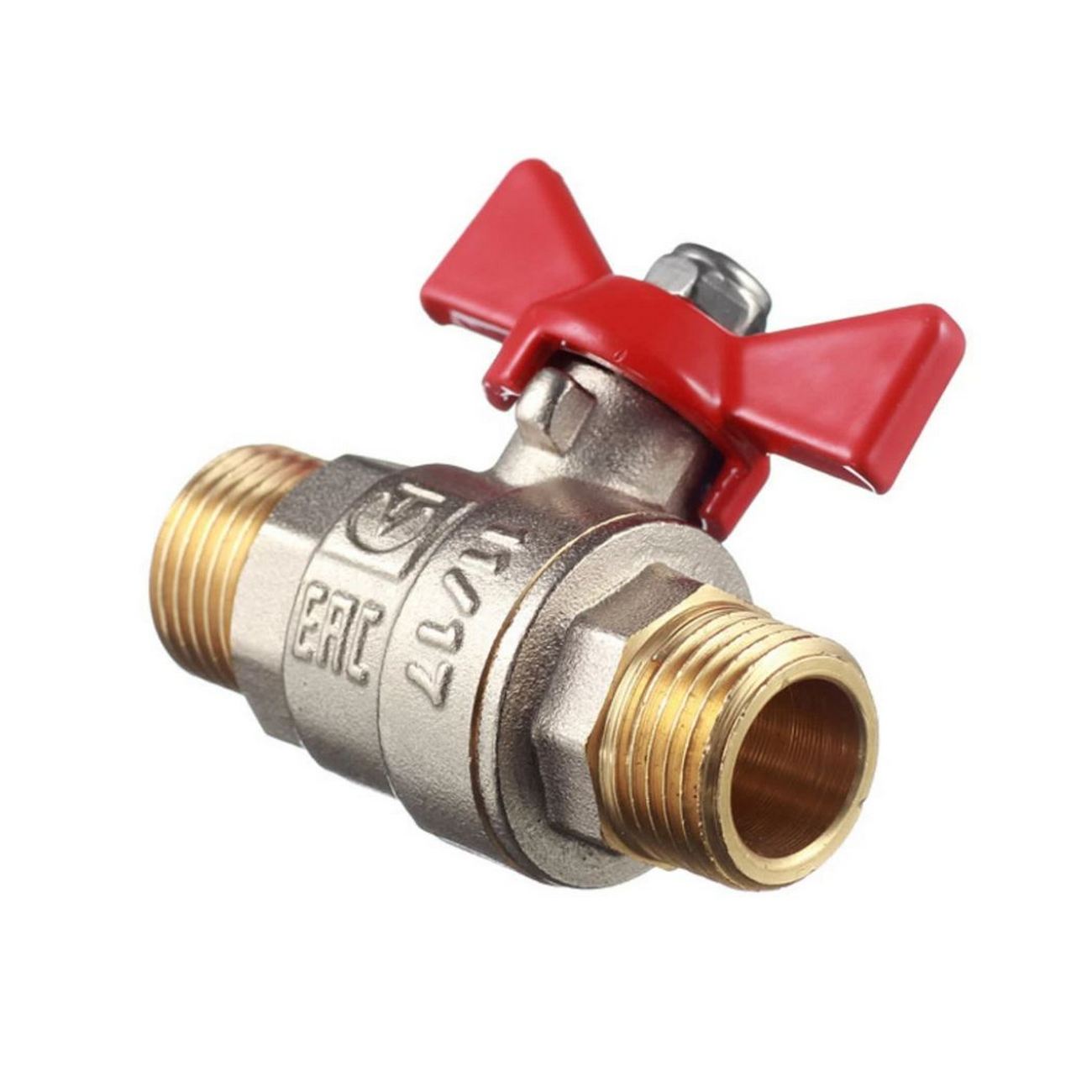 КРАН  шар.   1/2"  НР-НР БАБОЧКА VALTEC VT.219.N.04