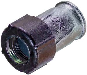 Обжимной патрубок из чугуна    1/2"  внутр. резьба  TIM