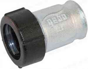Обжимной патрубок из чугуна    1/2"  внутр. резьба IK  Gebo 