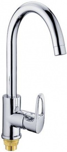 КУХНЯ  POTATO   P4021  ø40 п/г  БОК ручка, высокий литой излив, хром