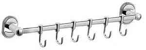 ДЕРЖАТЕЛЬ  д/полотенец  Potato  P2914-6 трубчатый на шесть крючков