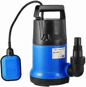 Насос дренажный JEMIX GP-1100 / ДН-233-9,5 (корп. пластик, 1100 Вт, напор 9,5 м, произв. 233 л/мин, Dчастиц = 5мм.)