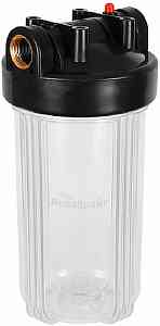 АБ  фильтр магистральный АБФ-10ББ-ПР  1 дюйм  Типоразмер БИГ БЛЮ 10" Прозрачный корпус, без кронштейна