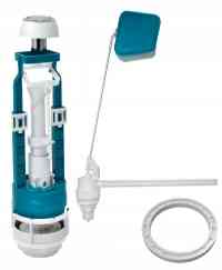 АРМАТУРА  ДЛЯ УНИТАЗА   БОКОВ подв  МЕТ КНОП      ИНКОЭР     (СБкпм-Бм-А-В Р)  (2-1-2-4) /