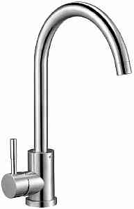 КУХНЯ  SOLONE   EZA4-D090 с пов. изл., ø35, нерж. сталь, гайка